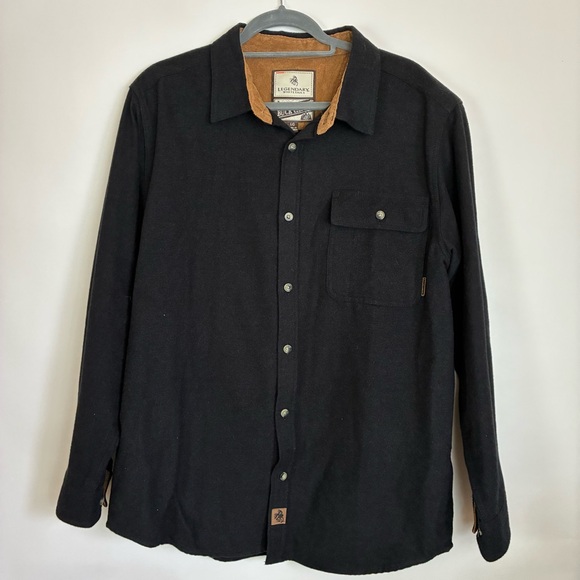 Legendary Whitetails Other - Legendary Whitetails The Original Buck Camp Black Flannel- Sz L